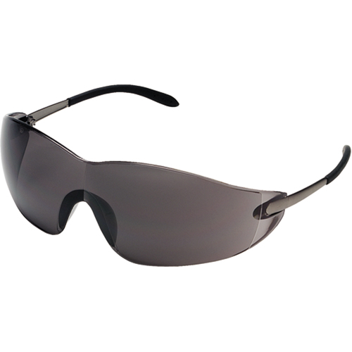 Blackjack&reg; Safety Glasses, Grey/Smoke Lens, Anti-Scratch, ANSI Z87+/Meets/Exceeds CSA Z94.3 Action Paper