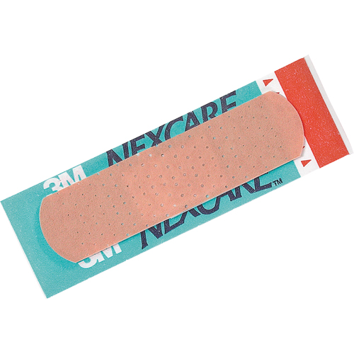 Nexcare Comfort Strips, Rectangular/Square, 3", Fabric, Sterile Action Paper