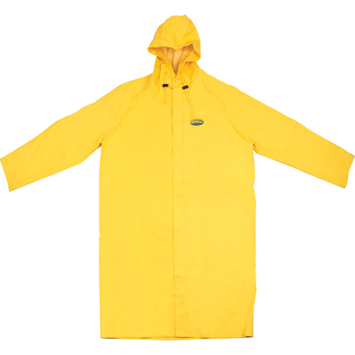 Hurricane Flame Retardant/Oil Resistant Rain Suit - 48" Coat, 3X-Large, Yellow Action Paper