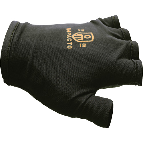 Gants antichocs sans doigts, main gauche, T-petit, Paume en Cuir refendu, Poignet &agrave; enfiler Action Paper