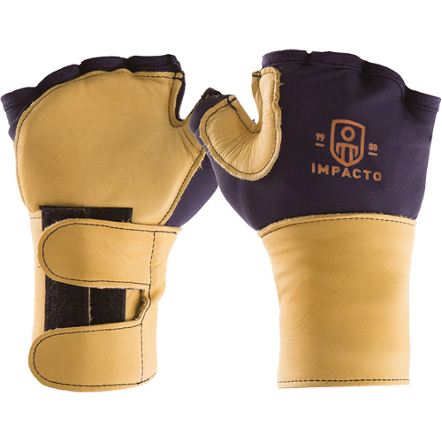 Gants de protection sup&eacute;rieure contre les impacts & les microtraumarismes r&eacute;p&eacute;t&eacute;s, main gauche, Taille T-petit, Paume Cuir fleur Action Paper