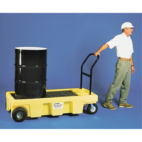 Chariots Poly-Spillcart ATC, 66,5" lo x 29" la x 46,9" h, Cap. de d&eacute;versement 57 gal. US Action Paper