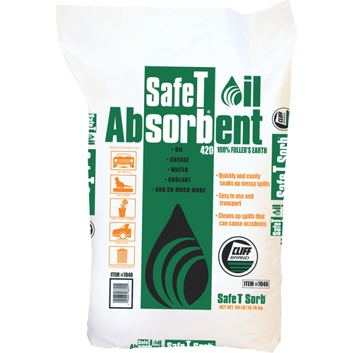 Absorbant pour huile de premi&egrave;re qualit&eacute; Safe T Sorb Action Paper