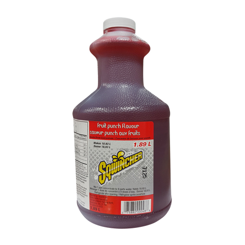 Sqwincher&reg; Rehydration Drink, Concentrate, Fruit Punch Action Paper