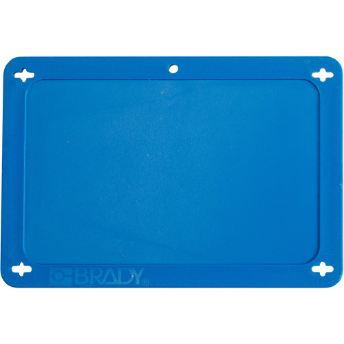 &eacute;tiquette vierge pour vanne, Plastique, 4-3/4" la x 3-1/4" h Action Paper