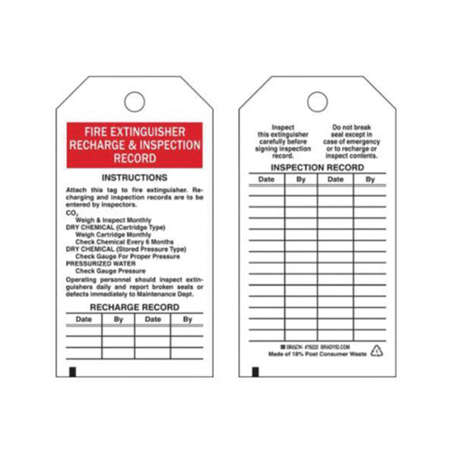 &eacute;tiquettes de rapport d'inspection, Polyester, 3" la x 5-3/4" h, Anglais Action Paper