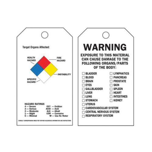 &eacute;tiquettes auto-plastifiantes du droit &agrave; l'information, Polyester, 3" la x 5-3/4" h, Anglais Action Paper