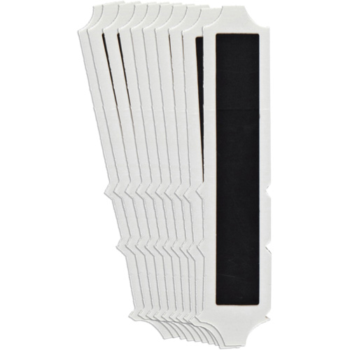 &eacute;tiquettes de lettres et chiffres gothiques individuels Quick-Align, I, 4" h, Noir Action Paper
