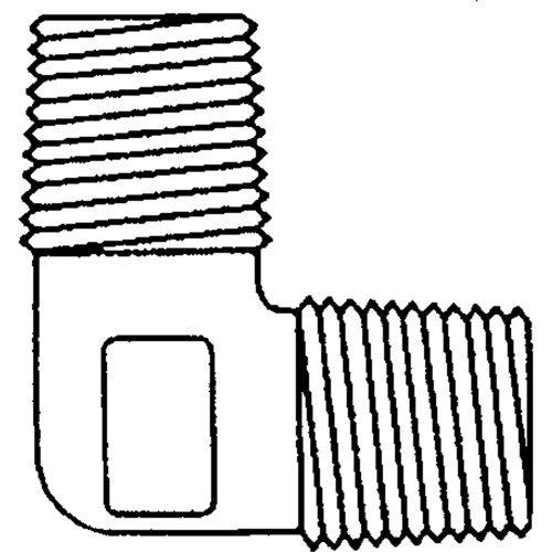 Male Pipe Elbow 90 Action Paper