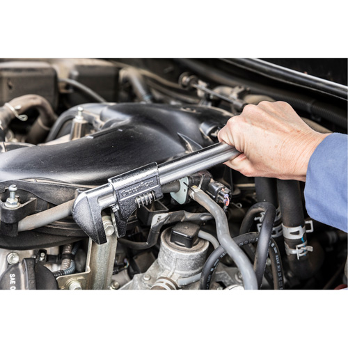 Automotive Wrench, 11" L, 19.3 mm Max Width, Chrome Action Paper
