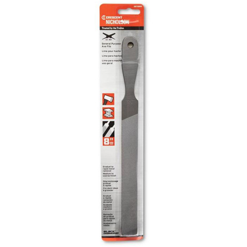 Sharpening File, Flat, 8", Single/Double Action Paper