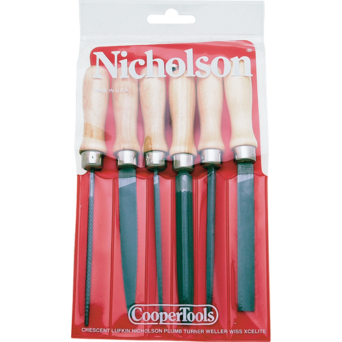 6-Piece American Pattern File Set, 6 Pcs Action Paper