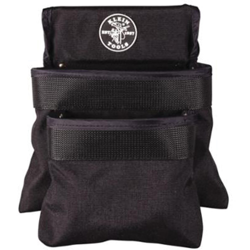 PowerLine Series 2-Pocket Utility Pouch, 1000 Denier Cordura&reg;, Black Action Paper
