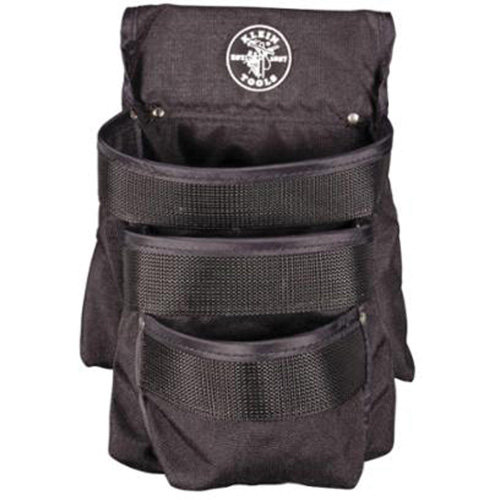 Pochette utilitaire &agrave; 3 poches s&eacute;rie PowerLine, 1000 Denier Cordura&reg;, Noir Action Paper