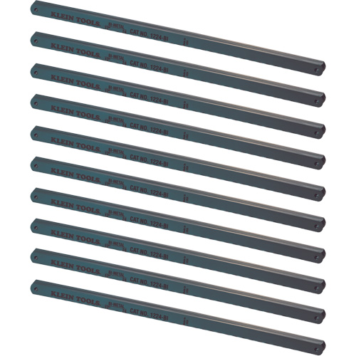 Hacksaw Blades, Bi-Metal, 12" L, 24 TPI Action Paper