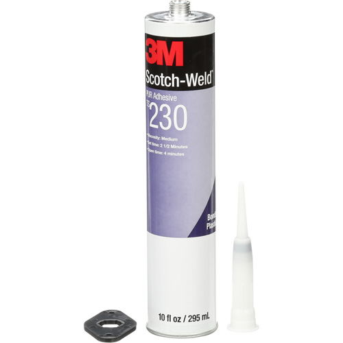 Scotch-Weld PUR Adhesive TS230, 10 oz., Cartridge, White Action Paper