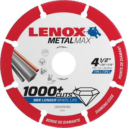 Metalmax Circular Saw Blades, 4-1/2", Metal/Non-Ferrous Use Action Paper