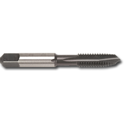 Wizard Spiral Point Machine Tap, High Speed Steel, 10-24 Thread, 2-3/8" L Action Paper