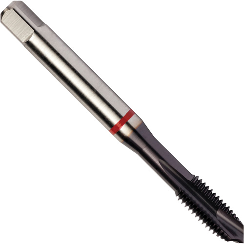 Red Shark Spiral Point Tap, High Speed Cobalt, 3/8"-16 Thread, 3.543" L Action Paper