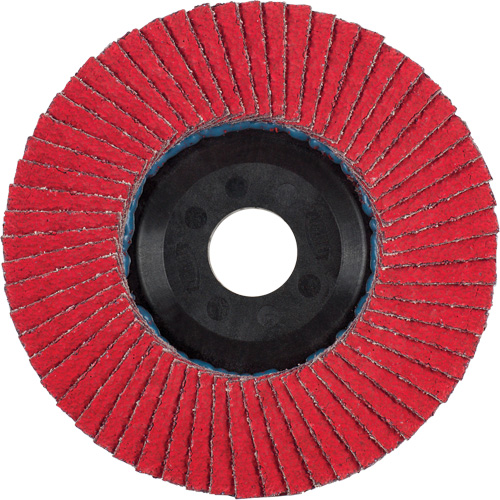 Flap Disc, 4-1/2" x 5/8"-11, Type 27, 40 Grit, Ceramic Action Paper