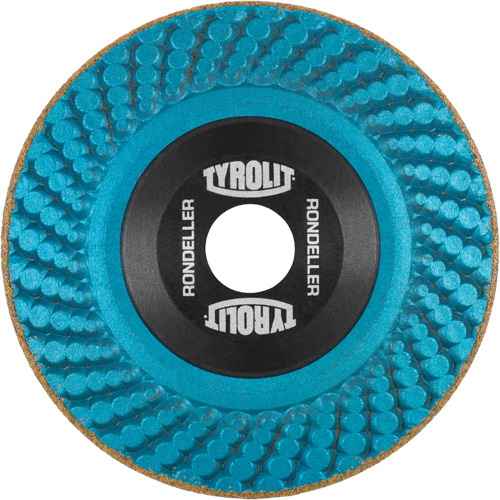 Rondeller Depressed Centre Grinding Wheel, 4-1/2", 36 Grit, 7/8", 13300 RPM, Type 29 Action Paper