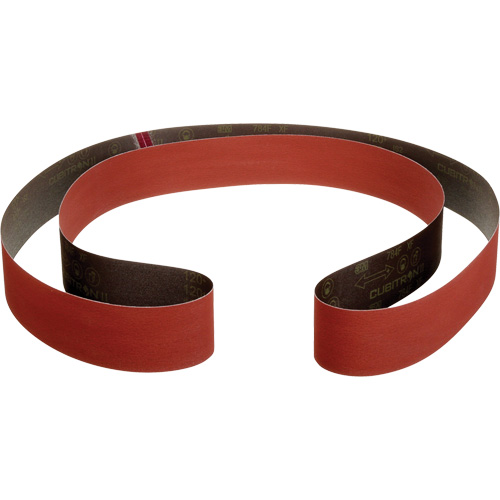 Cubitron II Sanding Belt, 6" W x 79" L, Ceramic, 80+ Grit Action Paper