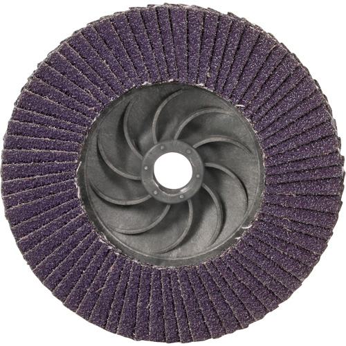 Disque &agrave; lamelles &agrave; changement rapide 769F, 4-1/2" x 5/8"-11, Type 27, Grain 40+, C&eacute;ramique Action Paper