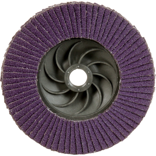 Disque &agrave; lamelles &agrave; changement rapide 769F, 4-1/2" x 5/8"-11, Type 27, Grain 60+, C&eacute;ramique Action Paper