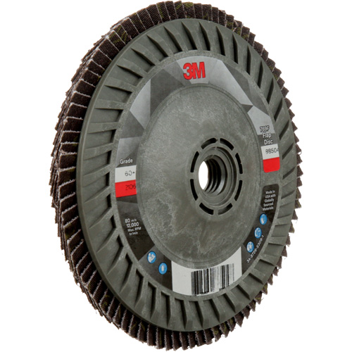 769F Quick Change Flap Disc, 5" x 5/8"-11, Type 27, 60+ Grit, Ceramic Action Paper