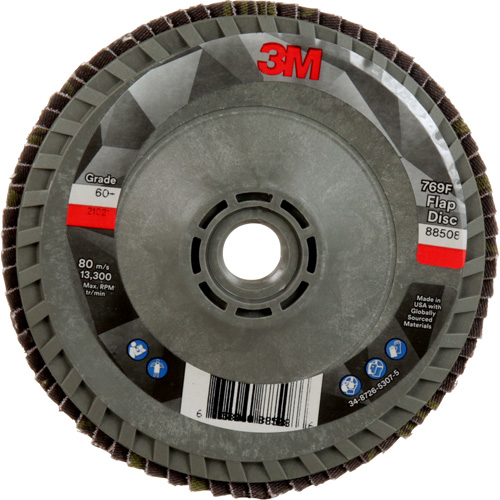Disque &agrave; lamelles &agrave; changement rapide 769F, 4-1/2" x 5/8"-11, Type 29, Grain 60+, C&eacute;ramique Action Paper
