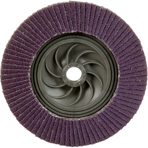Disque &agrave; lamelles &agrave; changement rapide 769F, 5" x 5/8"-11, Type 29, Grain 60+, C&eacute;ramique Action Paper