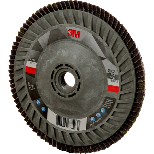 769F Quick Change Flap Disc, 5" x 5/8"-11, Type 27, 80+ Grit, Ceramic Action Paper