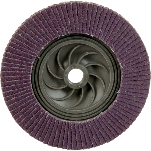 Disque &agrave; lamelles &agrave; changement rapide 769F, 5" x 5/8"-11, Type 29, Grain 80+, C&eacute;ramique Action Paper
