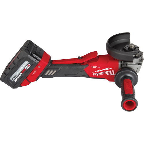 M18 Fuel No-Lock Braking Grinder with One-Key Paddle Switch Kit, 4-1/2" or 5" Wheel, 18 V Action Paper