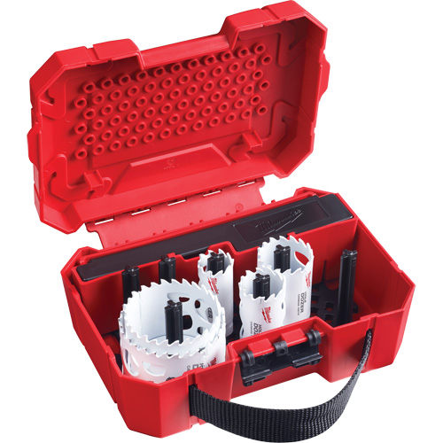 Trousse de scie-cloche &agrave; dents en carbure Hole Dozer, 9 morceaux Action Paper