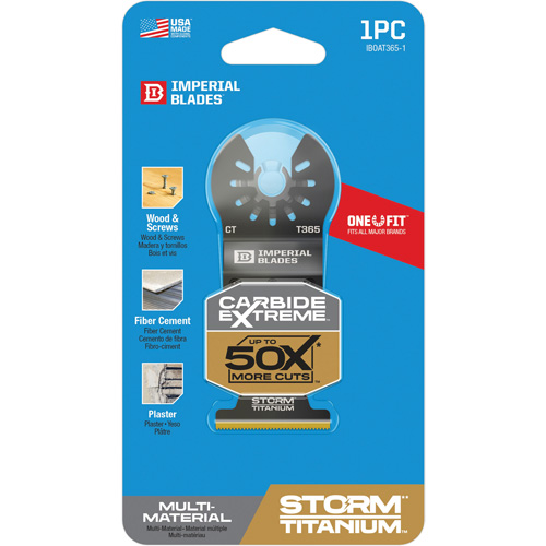 One Fit Carbide Extreme Storm Titanium Multi-Material Blade Action Paper
