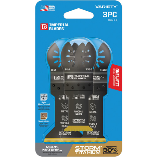 One Fit Storm Titanium Metal & Wood Blade Pack Action Paper