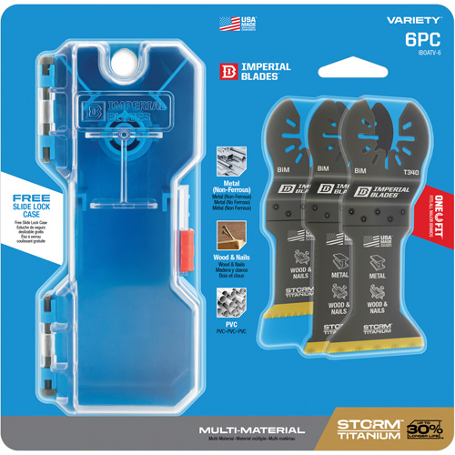 One Fit Storm Titanium Metal & Wood Blade Pack Action Paper