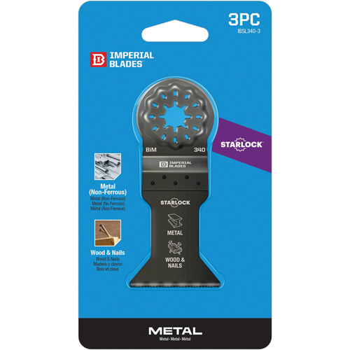 Starlock 1-3/4" Standard Metal Blade Action Paper