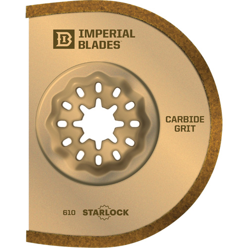 Starlock Carbide Grit Segment Blade Action Paper