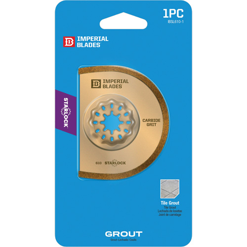 Starlock Carbide Grit Segment Blade Action Paper
