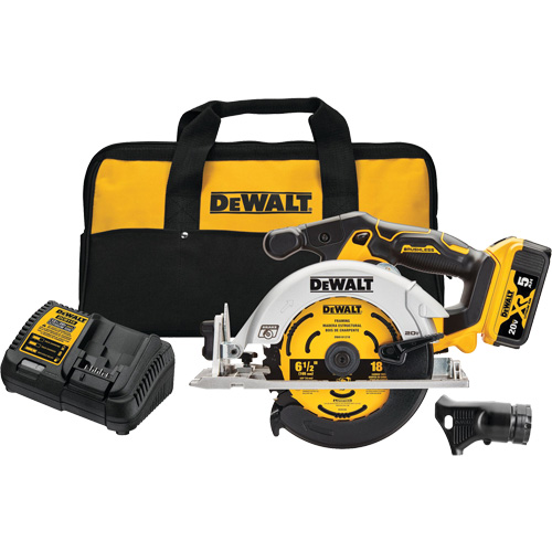 Max* Brushless Cordless Circular Saw Kit, 6-1/2", 20 V Action Paper