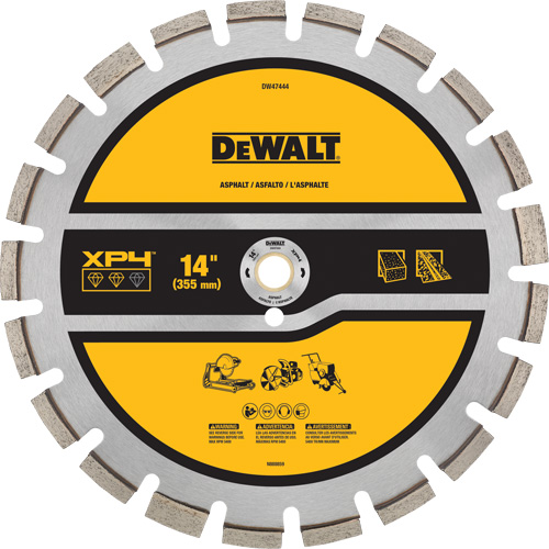 XP4 Asphalt Segmented Diamond Blade Action Paper