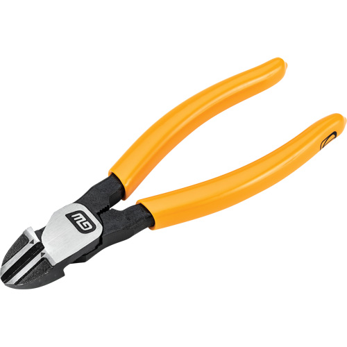 Pitbull Dipped Handle Diagonal Cutting Pliers, 7" L Action Paper