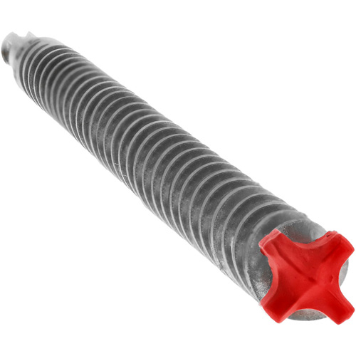 Rebar Demon 4-Cutter Full Carbide Head Hammer Drill Bit, 9/16", SDS-Plus Shank, Carbide Action Paper