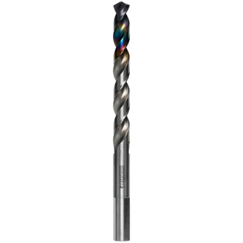 Metal Demon Drill Bit for Mild, Hardened and Stainless Steels, 11/32", 3-1/5" Flute, 130° Point Action Paper