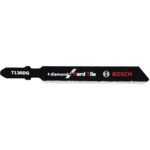 Jigsaw Blade for Hard Tile, Diamond, T-Shank, 3-1/4" L, 30 TPI Action Paper