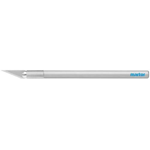 Scalpel GRAFIX BOY avec pointe pro&eacute;minente, Lame Aluminium Action Paper