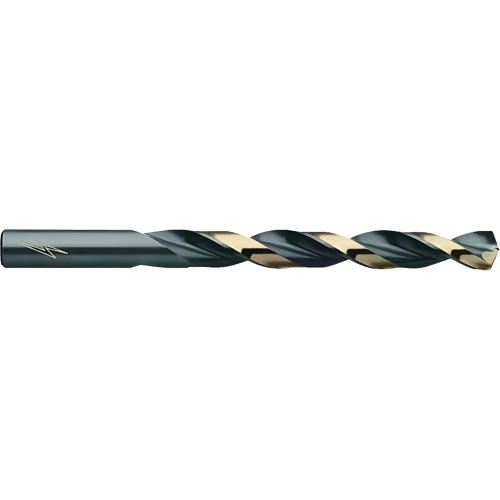 Thunderbit&reg; T3HD Black & Bronze Jobber Drill Bit, High Speed Steel, Q, 4-3/4" L, 3-7/16" Flute, 135° Point Angle Action Paper