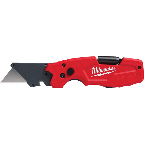 FASTBACK 6-in-1 Folding Utility Knife, 8-3/4" L, 6 Functions, 1 lbs. Action Paper